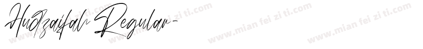 Hudzaifah Regular字体转换